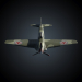 Avión de combate Yakovlev Yak-9 3D modelo Compro - render