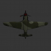 3d Yakovlev Yak-9 Fighter Plane model buy - render