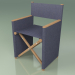 3d model Silla de director 001 (azul) - vista previa