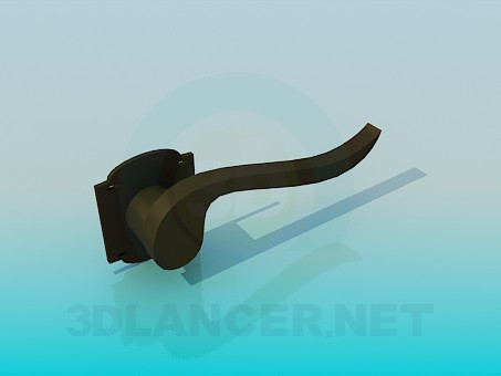 3d model The handle on the door - preview