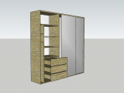 Sliding wardrobe