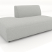 3d model Sofa module 1 seater (L) 150x90 extended to the left - preview