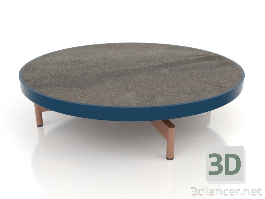 3D Modell Runder Couchtisch Ø90x22 (Graublau, DEKTON Radium) - Vorschau