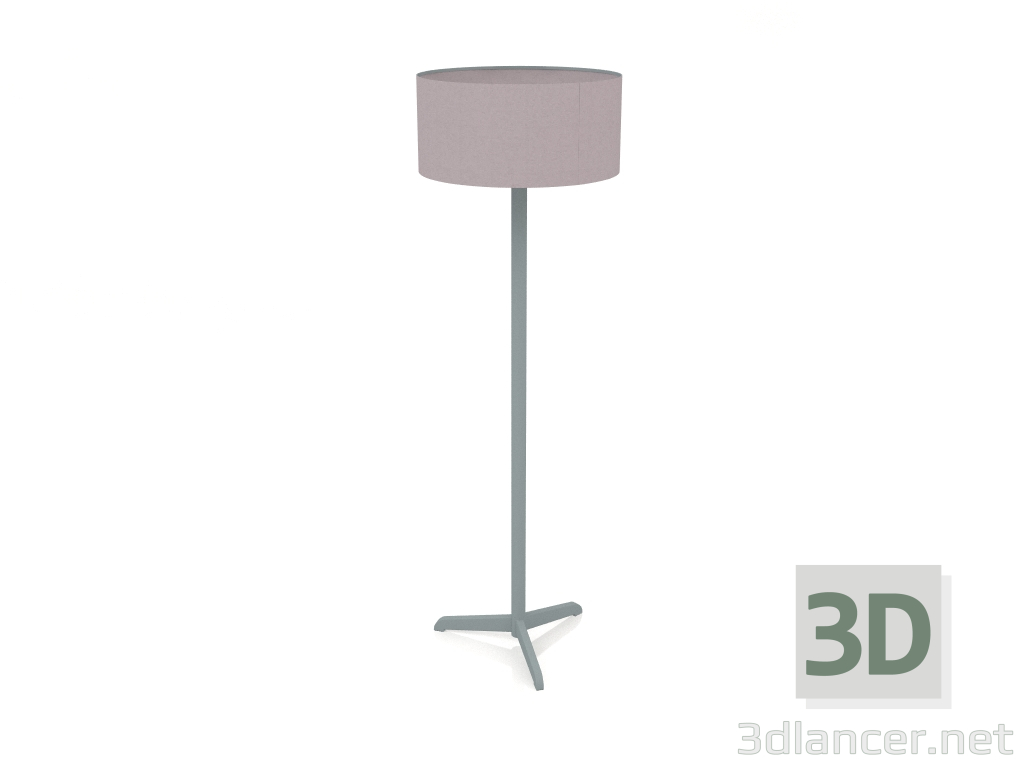 3d model Floor lamp Shelby (Grey) - preview