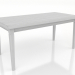 modello 3D Tavolo da pranzo 1600x800 mm (bianco RAL 9010) - anteprima