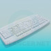 3d model teclado - vista previa