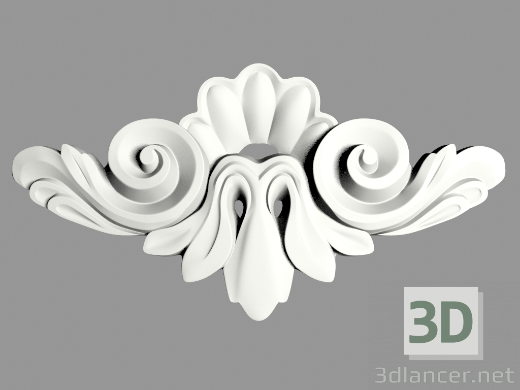 3d model Decoración de pared (Ф102) - vista previa