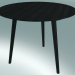 3d model Dining table In Between (SK3, Ø90cm, H 73cm, Black lacquered oak) - preview