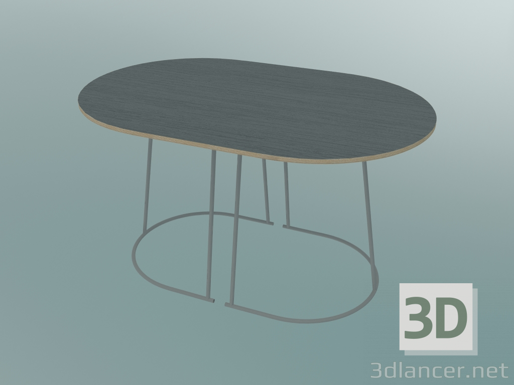 modello 3D Tavolino Airy (piccolo, grigio) - anteprima