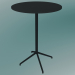 3d model Cafe table Still (Ø75, H 105 cm, Black) - preview