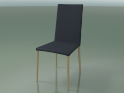 Sedia 1710 (H 96-97 cm, con rivestimento in pelle, L20 rovere sbiancato)