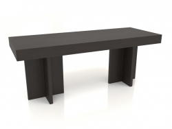 Banc VK 14 (1200x450x475, bois brun foncé)