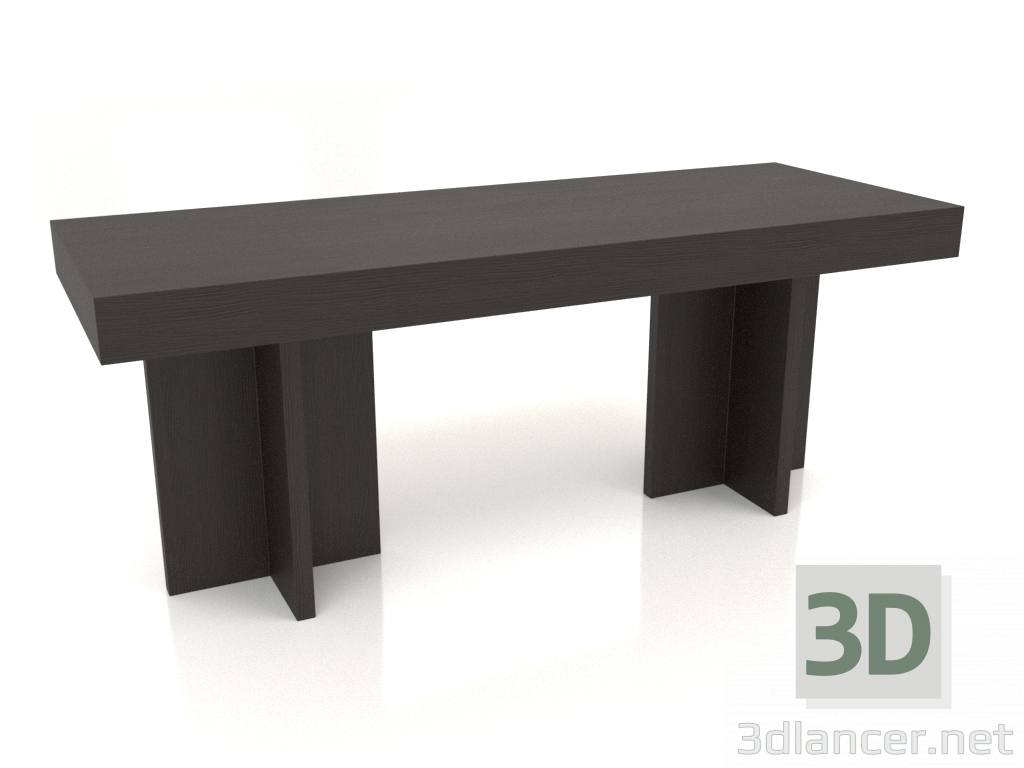 Modelo 3d Banco VK 14 (1200x450x475, madeira castanho escuro) - preview