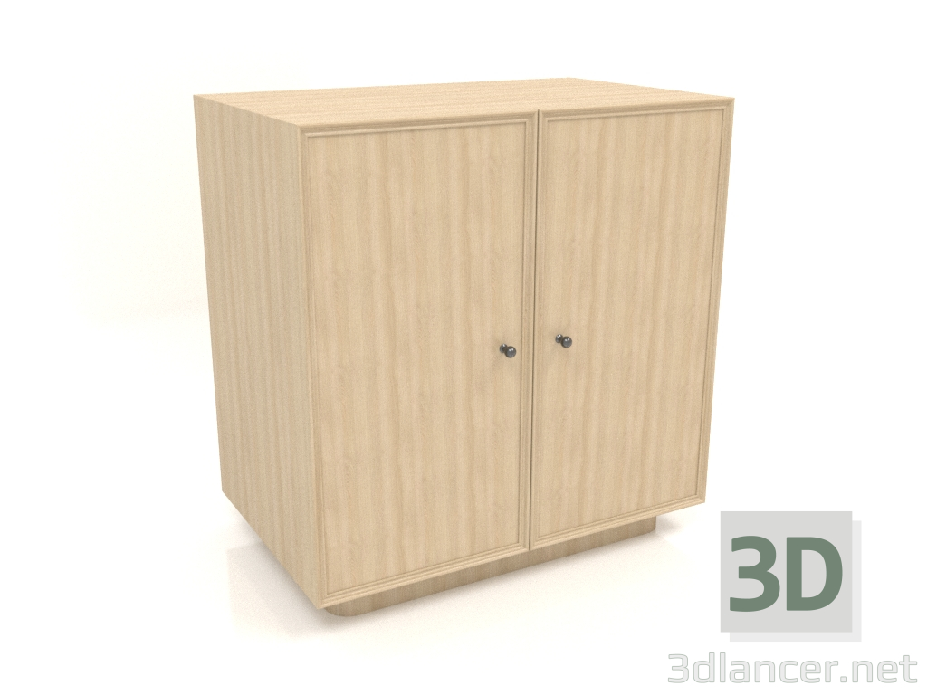 modello 3D Armadio TM 15 (803х505х834, legno bianco) - anteprima