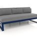 3d model Modular sofa, section 4 (Night blue) - preview