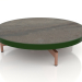 3d model Round coffee table Ø90x22 (Bottle green, DEKTON Radium) - preview