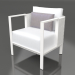 3d model Sillón club (blanco) - vista previa