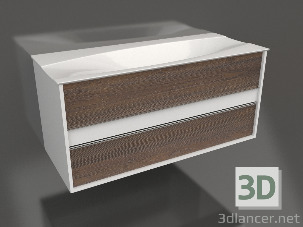 3d model Mueble de baño (EVO0112CD) - vista previa