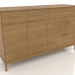 3D modeli TV sehpası FARGO 1600x500x950 mm (doğal meşe) - önizleme