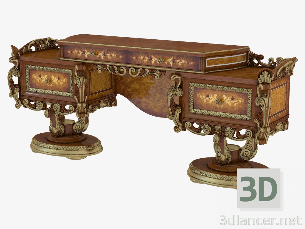 3d model Tocador en estilo clásico 180 - vista previa