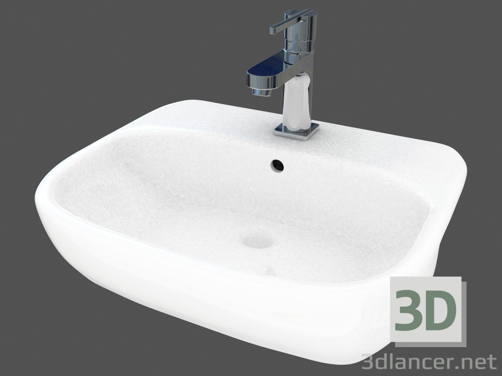 modello 3D Lavabo Style (L21855) - anteprima