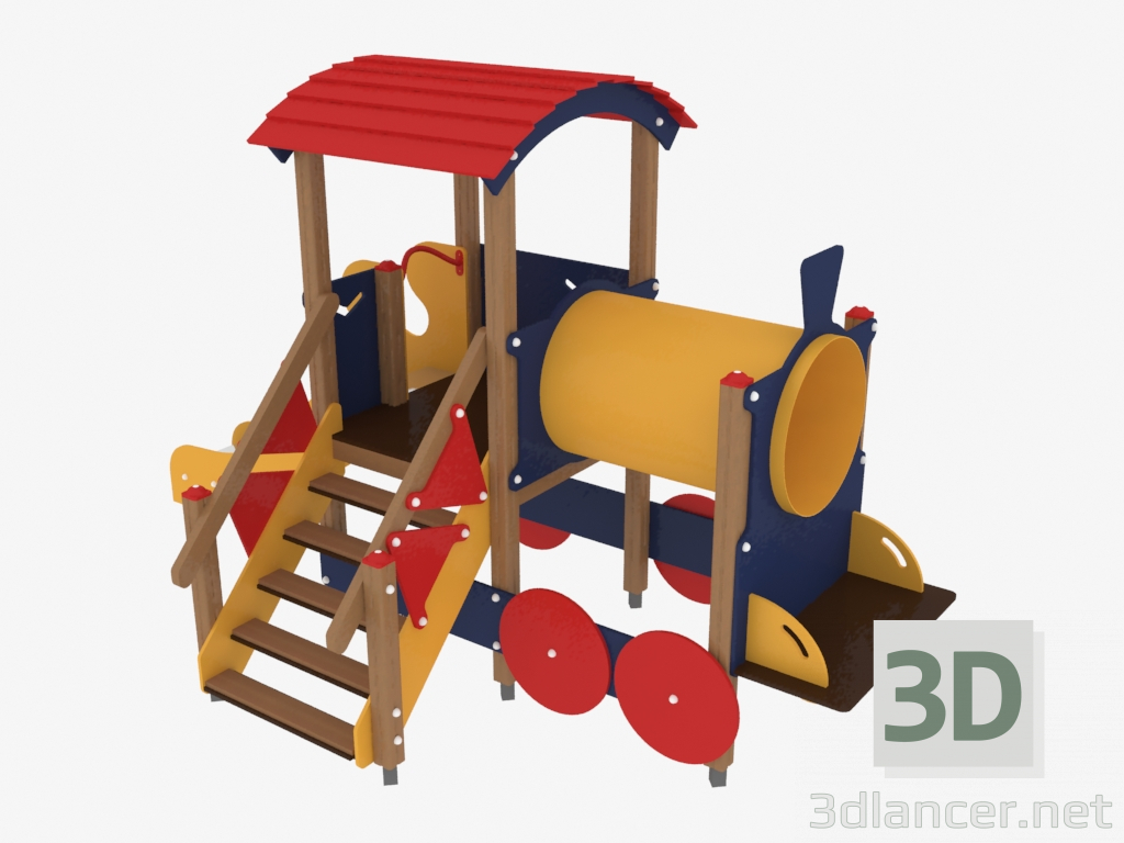 3d model Complejo de juegos para niños Motor (5102) - vista previa