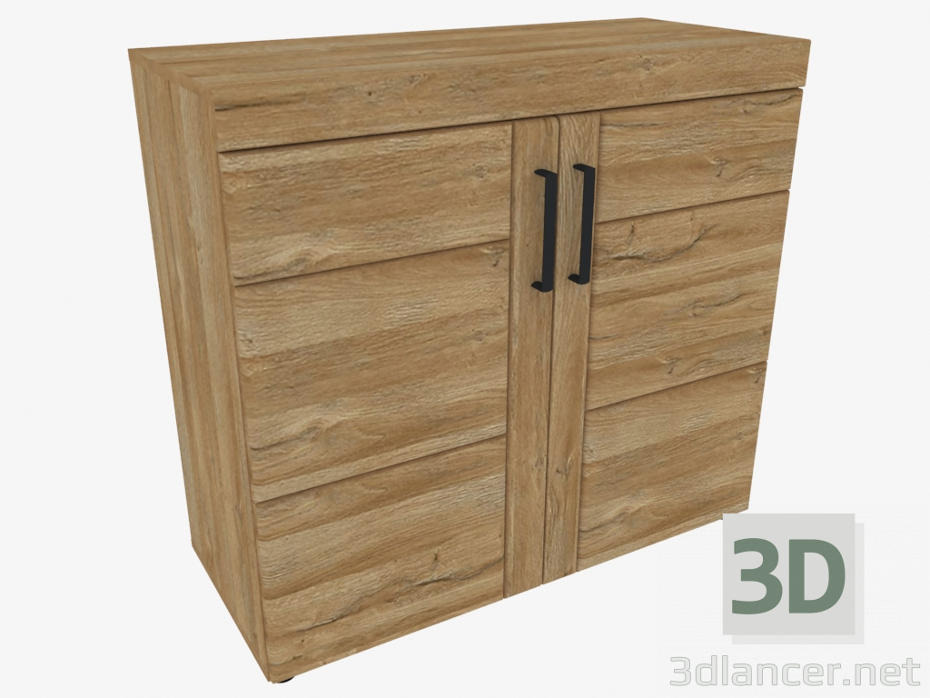 3d model Gabinete bajo 2D (TIPO CNAK01) - vista previa