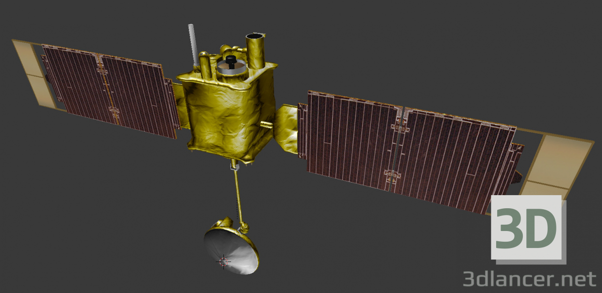 modello 3D Geometra globale di Marte - anteprima