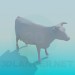 Modelo 3d Vaca - preview