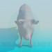 Modelo 3d Vaca - preview