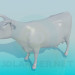 Modelo 3d Vaca - preview