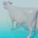 Modelo 3d Vaca - preview