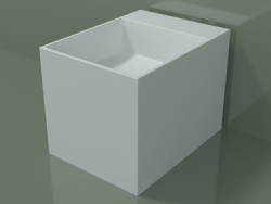 Lavabo sobre encimera (01UN12302, Glacier White C01, L 36, P 48, H 36 cm)