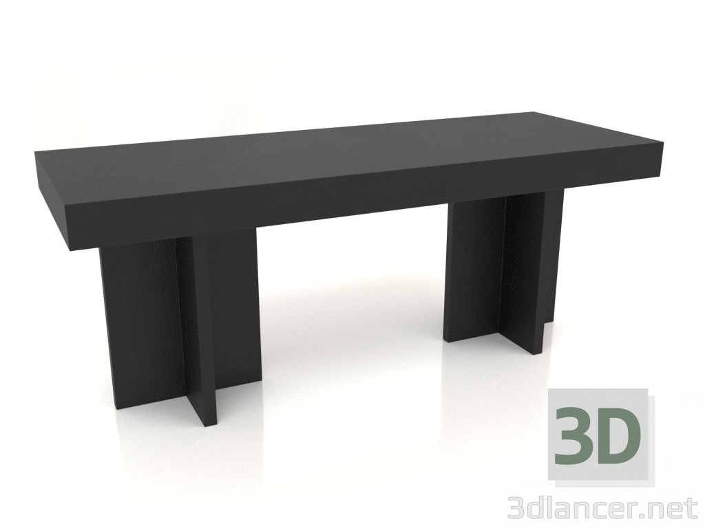 modello 3D Panca VK 14 (1200x450x475, legno nero) - anteprima