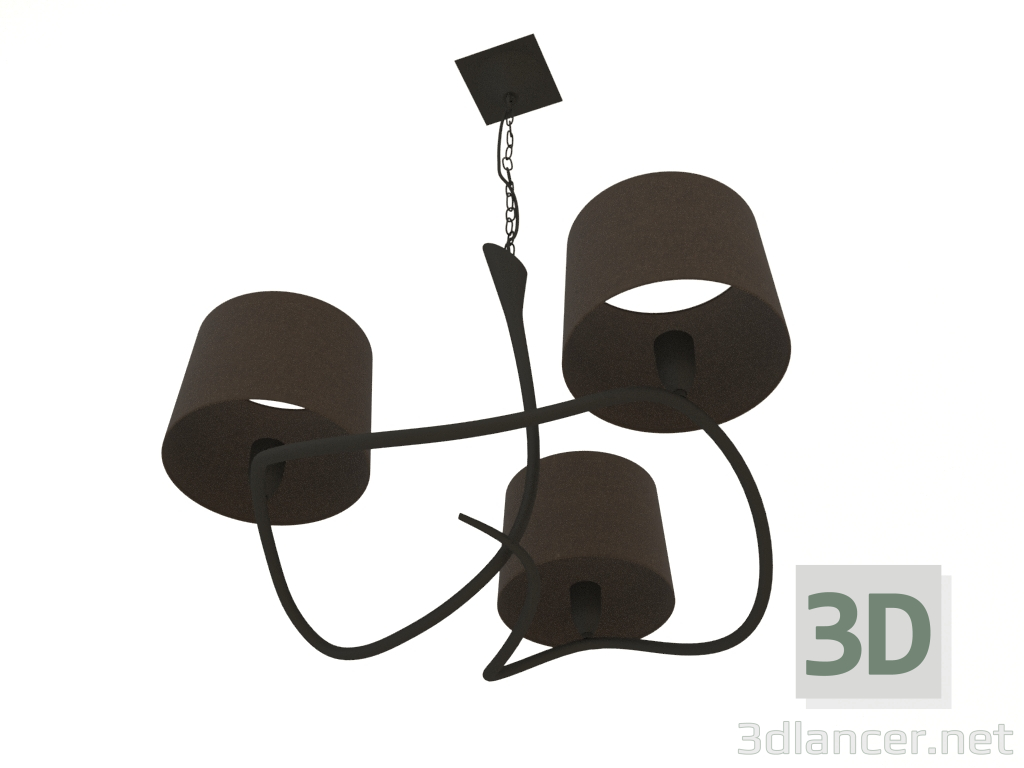 Modelo 3d Lustre suspenso (3686) - preview