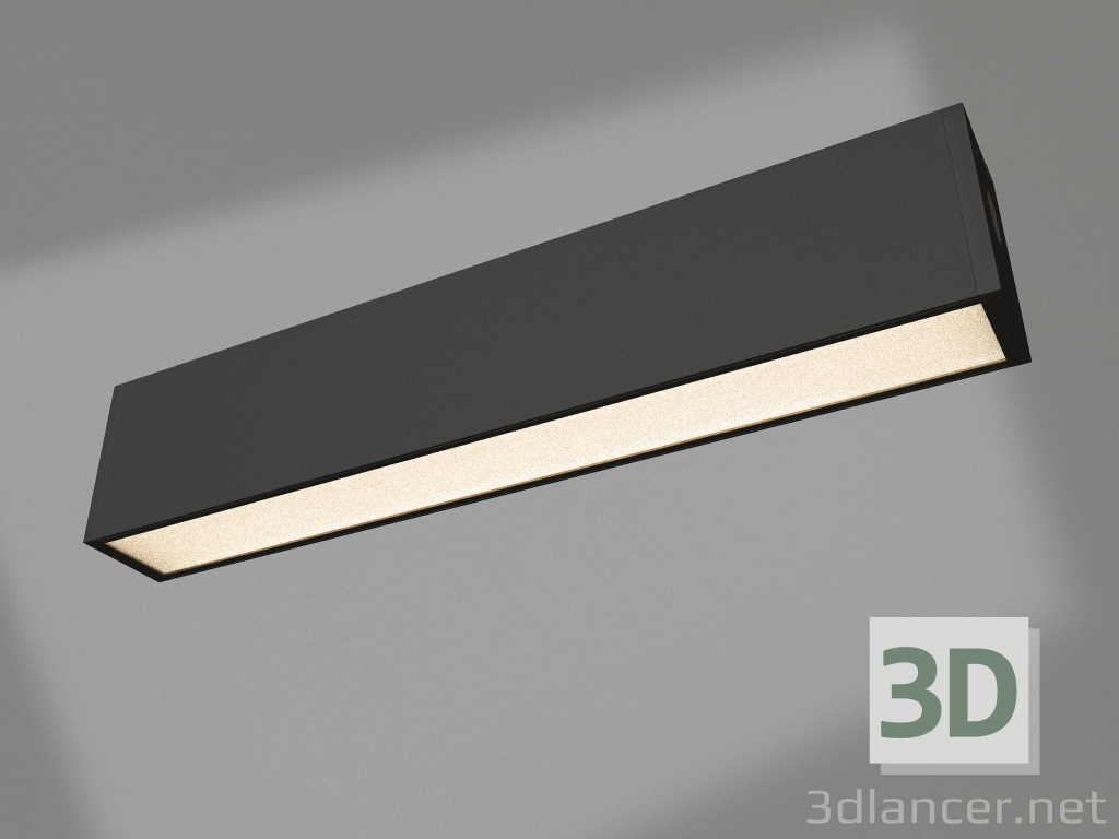 modello 3D Lampada CLIP-38-FLAT-S312-6W Warm3000 (BK, 110 gradi, 24V) - anteprima