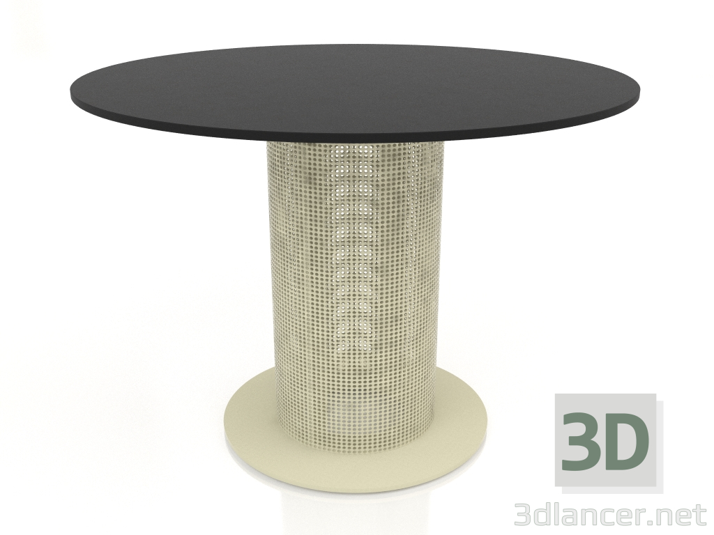 3d model Club table Ø90 (Gold) - preview