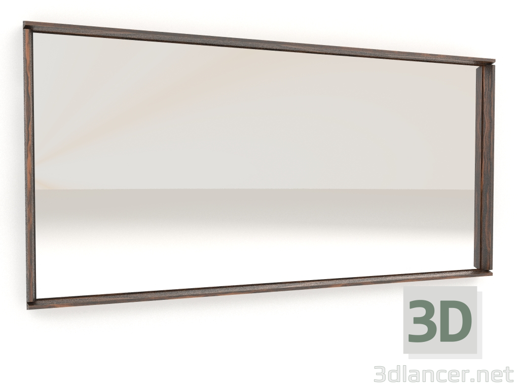 3d model Espejo, acabado chapado en ébano (120x55x59,5 cm) - vista previa
