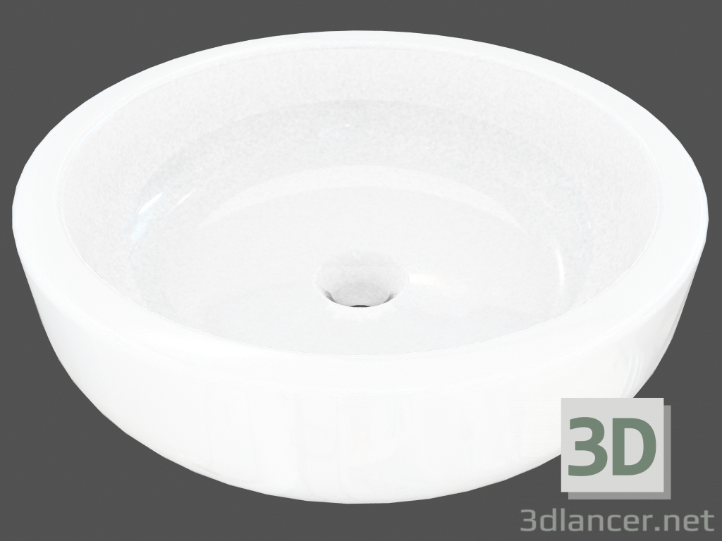 modello 3D Lavabo rotondo Ego (K12145) - anteprima