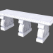 3d model Bench (LS140P) - preview