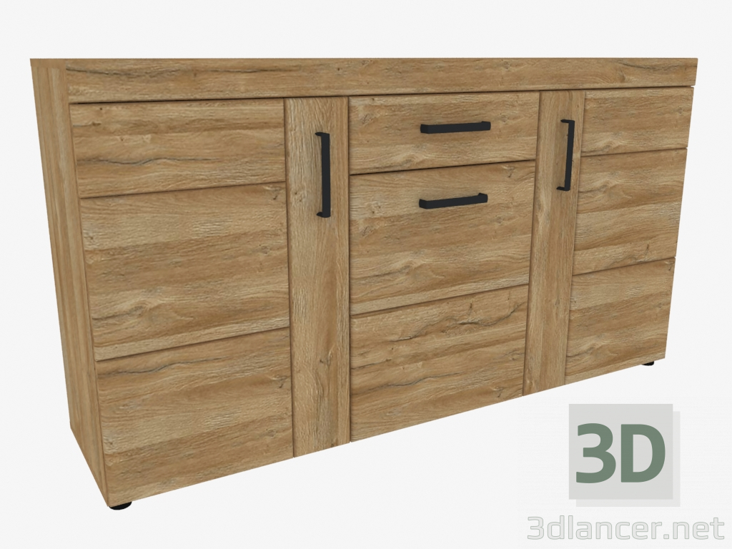 3d model Cofre 3D-1S (TIPO CNAK02) - vista previa