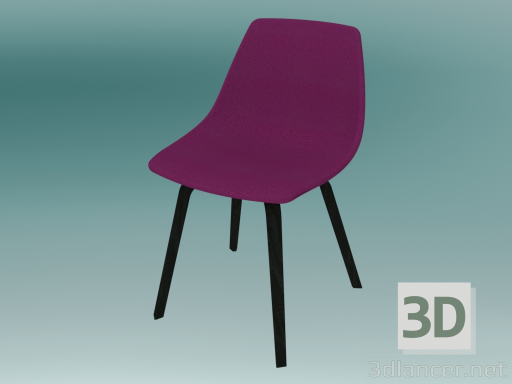 modello 3D Sedia MIUNN (S164 con imbottitura) - anteprima