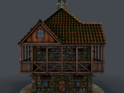 Medieval house 3d model