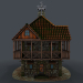 Casa medieval modelo 3d 3D modelo Compro - render