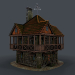 Casa medieval modelo 3d 3D modelo Compro - render