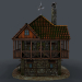 Casa medieval modelo 3d 3D modelo Compro - render