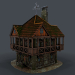 Casa medieval modelo 3d 3D modelo Compro - render