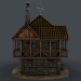 Casa medieval modelo 3d 3D modelo Compro - render