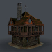 Casa medieval modelo 3d 3D modelo Compro - render