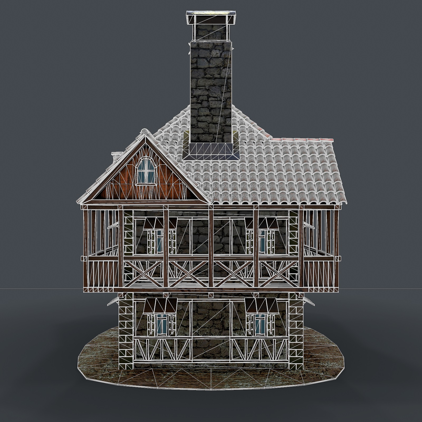 Mittelalterliches Haus 3d Modell 3D-Modell kaufen - Rendern